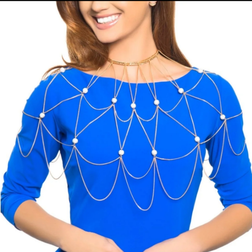 Necklace Gold Overlay 28$